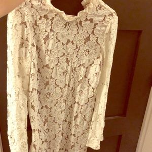 Nordstrom lace white dress